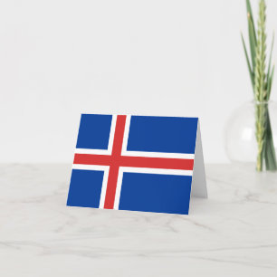 IJslandse vlag Kaart