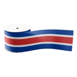 IJslandse vlag kleuren lint, patriotten, IJsland Grosgrain Lint
