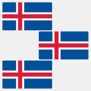 IJslandse vlag Labels