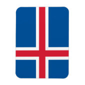 IJslandse vlag Magneet (Verticaal)