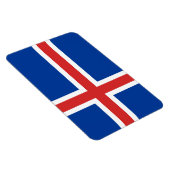 IJslandse vlag Magneet (Rechterzijde)