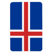 IJslandse vlag Magneet (Verticaal)