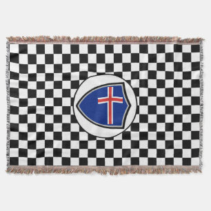 IJslandse vlag met dekens Deken