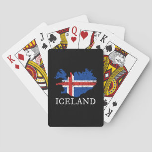 IJslandse vlag Pokerkaarten