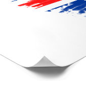 IJslandse vlag Poster (Hoek)