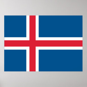 IJslandse vlag Poster