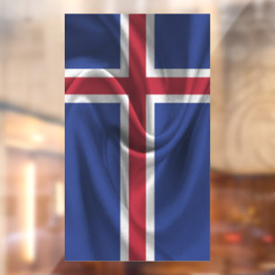 IJslandse vlag Raamsticker