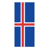 IJslandse vlag Reclamekaart (Achterkant)