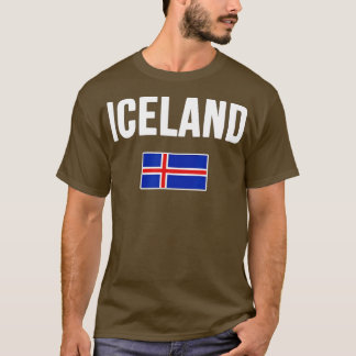 IJslandse vlag Reykjavik ravel Souvenir Lo T-shirt