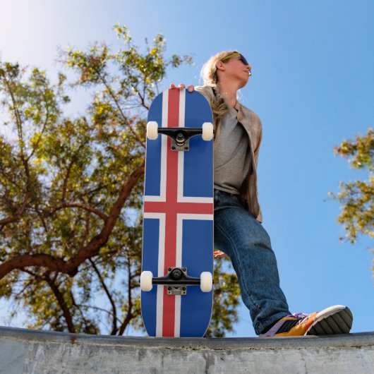 IJslandse vlag Skateboard (Buiten 1)