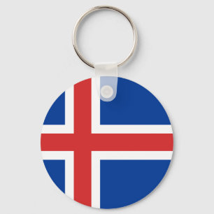 IJslandse vlag Sleutelhanger
