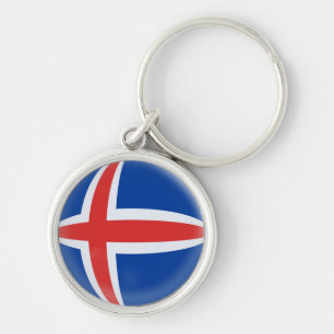 IJslandse vlag Sleutelhanger