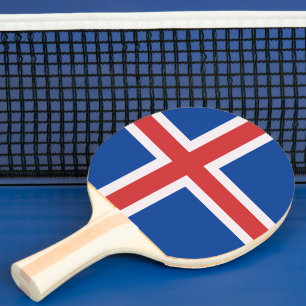 IJslandse vlag Tafeltennisbatje