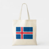 IJslandse vlag Tote Bag (Achterkant)