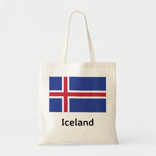 IJslandse vlag Tote Bag (Voorkant)