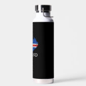 IJslandse vlag Waterfles (Links)