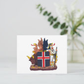 IJslandse wapenstilstand Briefkaart (Staand voorkant)