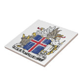 IJslandse wapenstilstand Tegeltje (Zijkant)