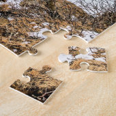 IJslandse waterval in de winter Legpuzzel (Zijkant)