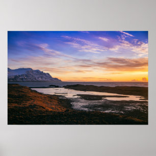IJslandse zonsopgang I Poster