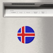 ijslandvlag magneet (Insitu (Vaatwasser))