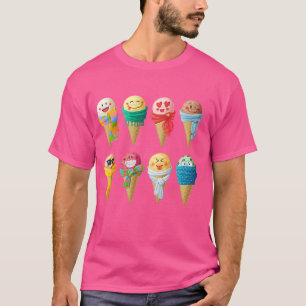 Ijsliefhebber TShirts Cadeau Meisjes & Vrouwen - I