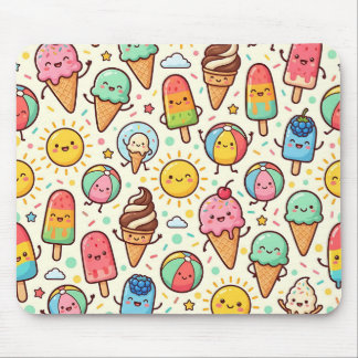 Ijslolly Muismatje – Cute Zomer Patroon Muismat