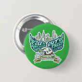 IJsmachine uit / Ga Birds knop Ronde Button 5,7 Cm (Voorkant /achterkant)