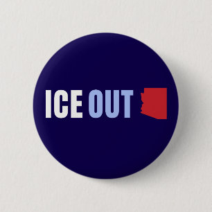 IJSMEL UIT Arizona Anti Trump Ronde Button 5,7 Cm