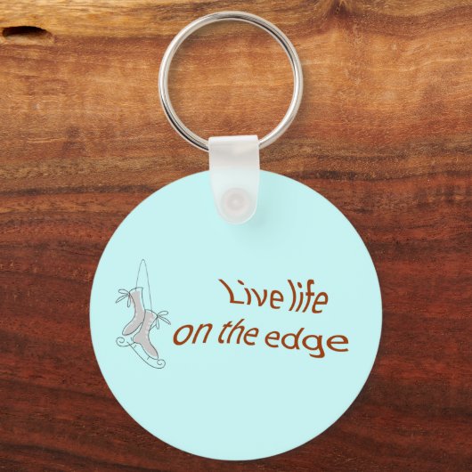 ijsprand schaats sleutelhanger (Voorkant)