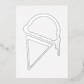 ijsretro dripz folie uitnodiging (Voorkant)