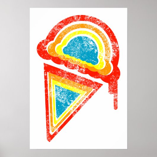 ijsretro dripz poster (Voorkant)