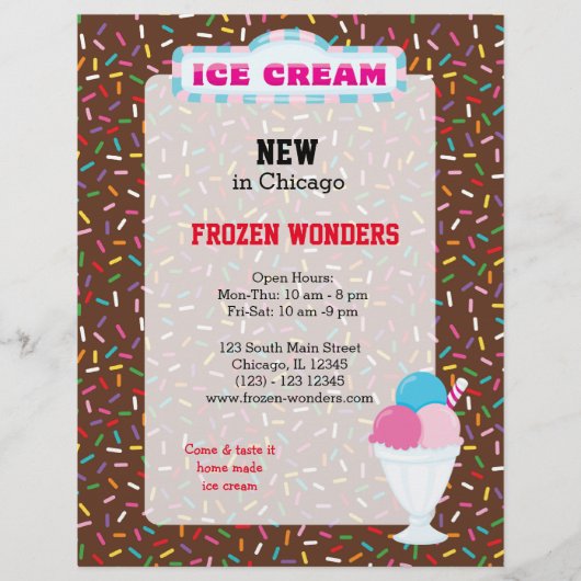 IJsroomindustrie Flyer (Voorkant)