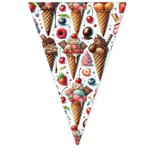 ijssalon vlaggetjes (Eerste vlag)