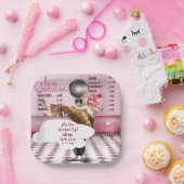 IJssalon Ze is opgepakt Papieren Bordje (Feest)