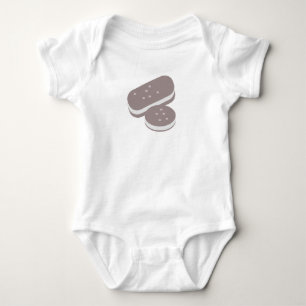 IJssandwich Eetgrage Hongerige Baby Body Romper