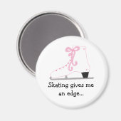 IJsSchaats met Gezegde Magneet (Voorkant / Achterkant)