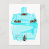 ijsschaatsen briefkaart (Voorkant)