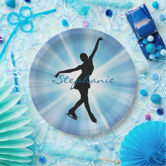 IJsschaatsen/Cijferpapier Bord (Feest)