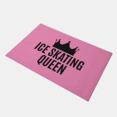 ijsschaatsen - ijsschaatsen deurmat (Schuin)