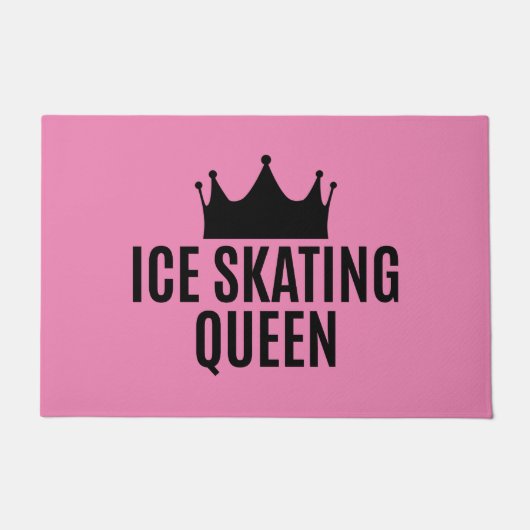 ijsschaatsen - ijsschaatsen deurmat (Voorkant)