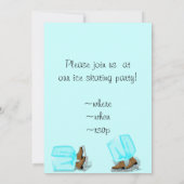 ijsschaatsen kaart (Achterkant)