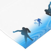 ijsschaatsen korte tafelloper (Hoek)