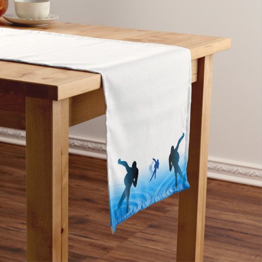 ijsschaatsen korte tafelloper (Voorbeeld)