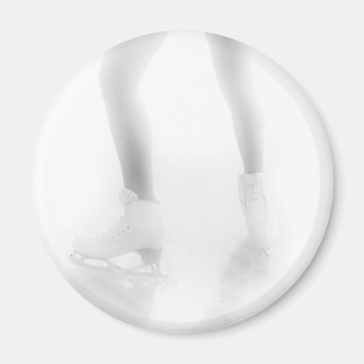 ijsschaatsen magneet (Voorkant)