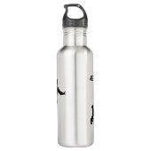 ijsschaatsen man waterfles  (Achterkant)