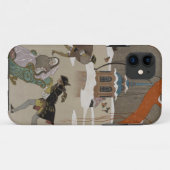 ijsschaatsen op het meer van de diepvries Case-Mate iPhone case (Achterkant (horizontaal))