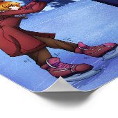 ijsschaatsen poster (Hoek)