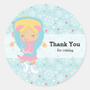 ijsschaatsen ronde sticker
