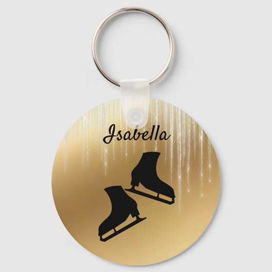 ijsschaatsen sleutelhanger schaatsen Goudijs (Voorkant)